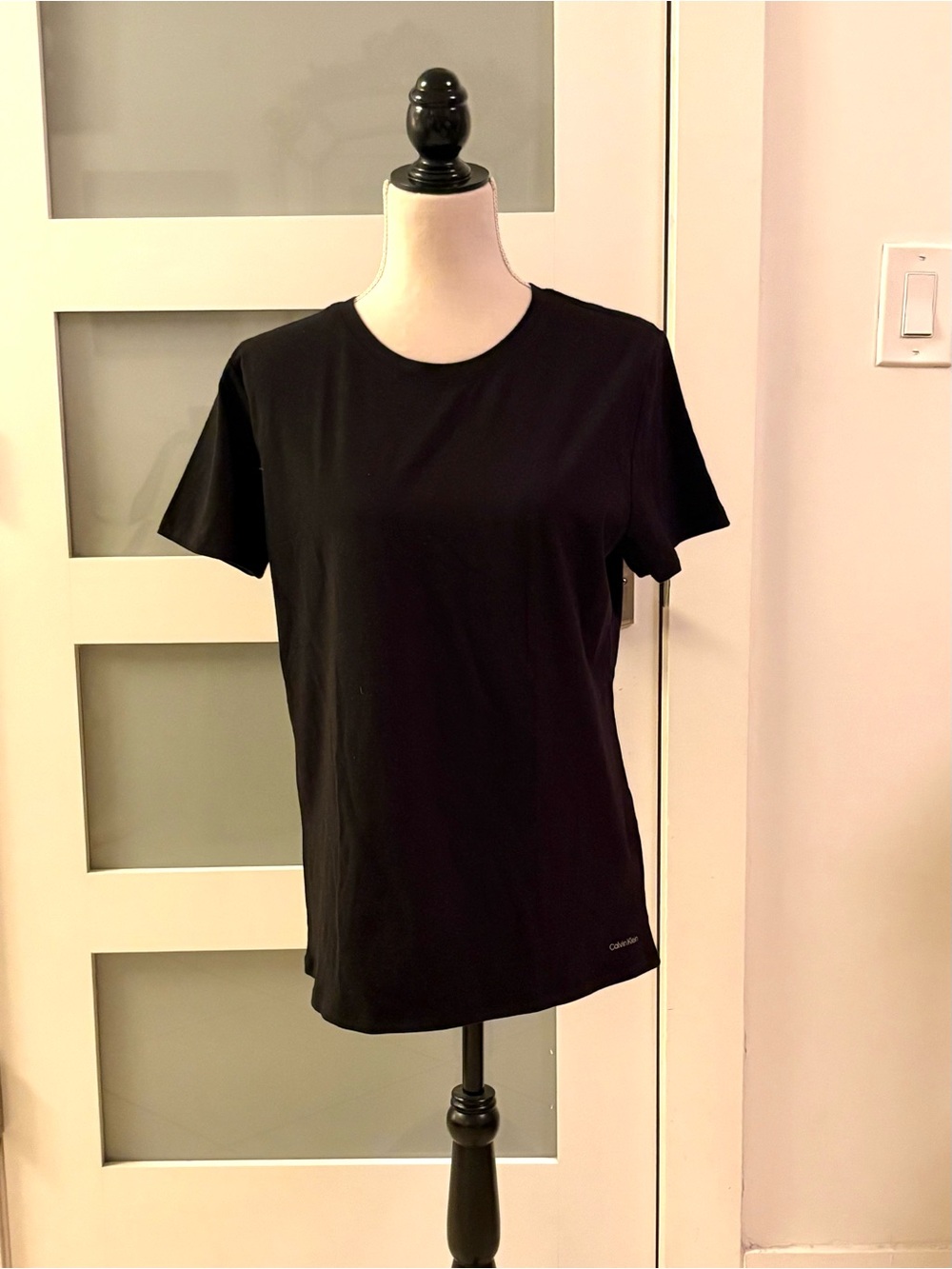 Calvin Klein Black Short-Sleeve Crewneck Tee